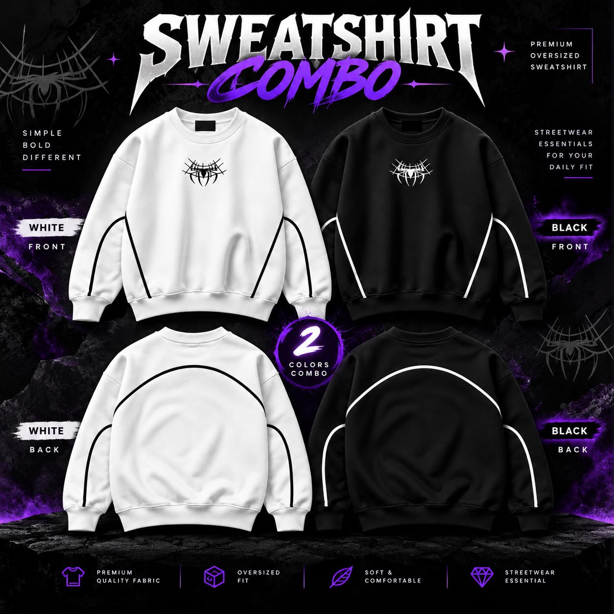 Sweat Shirt Combo For Men